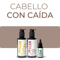 Solución para cabello con caída